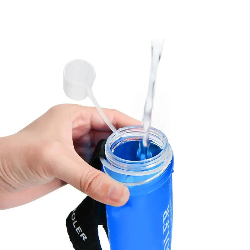 Garrafa de Mão Dobrável para Corrida NewBoler 500ml