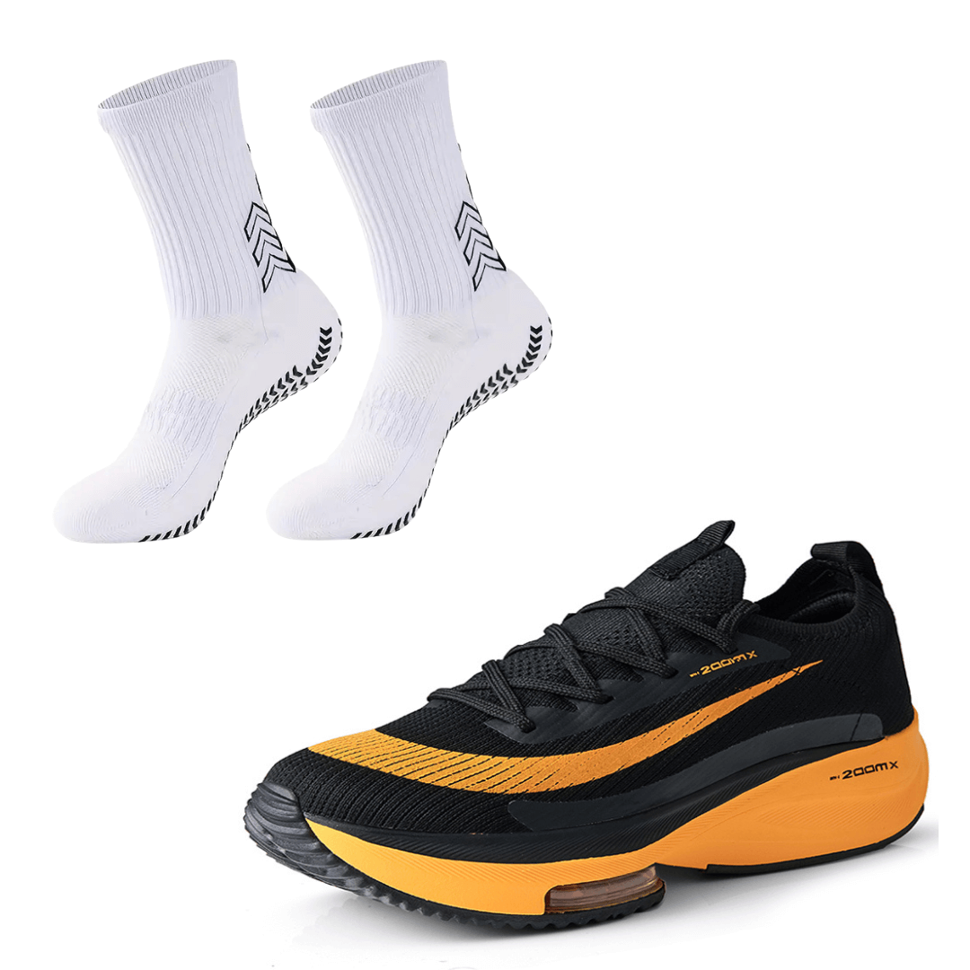 Tênis de Corrida Stride Plus + Meia Antiderrapante MixRuneer de Brinde (Grátis)