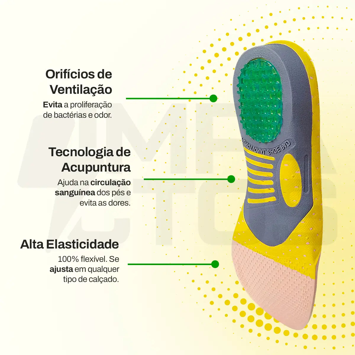 Palmilha para corrida