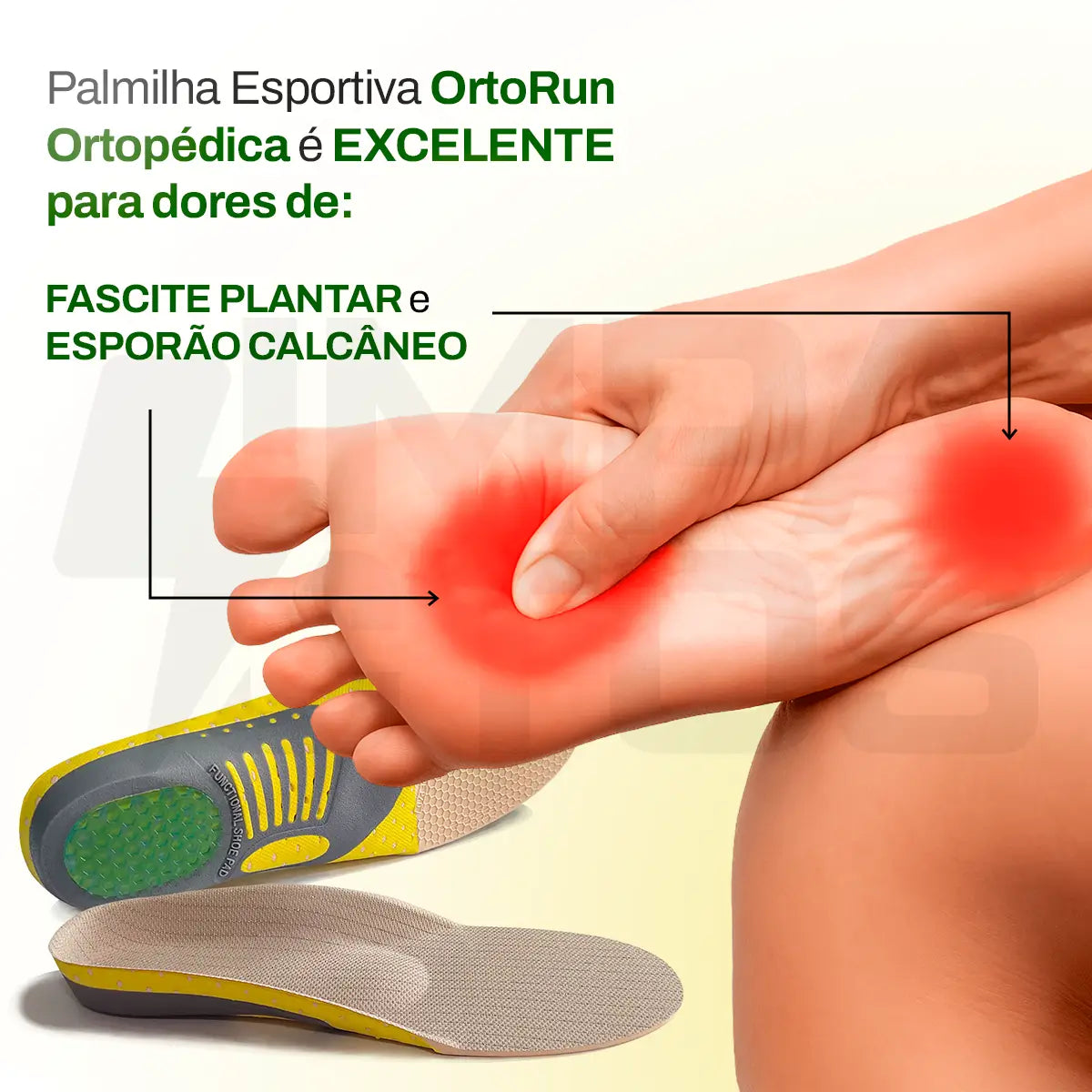 Palmilha para corrida