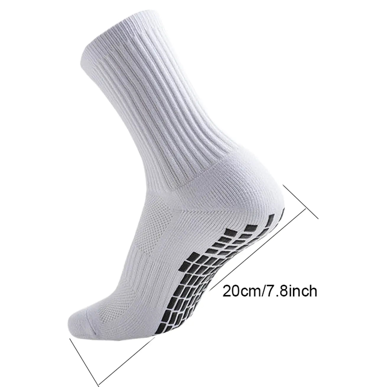 Meia masculina antiderrapante