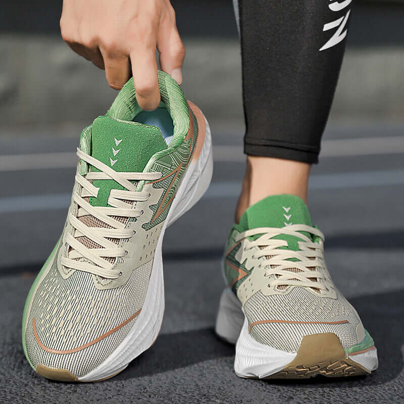 Tênis de corrida masculino com placa de carbono