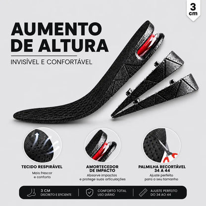 Palmilha para aumento de altura