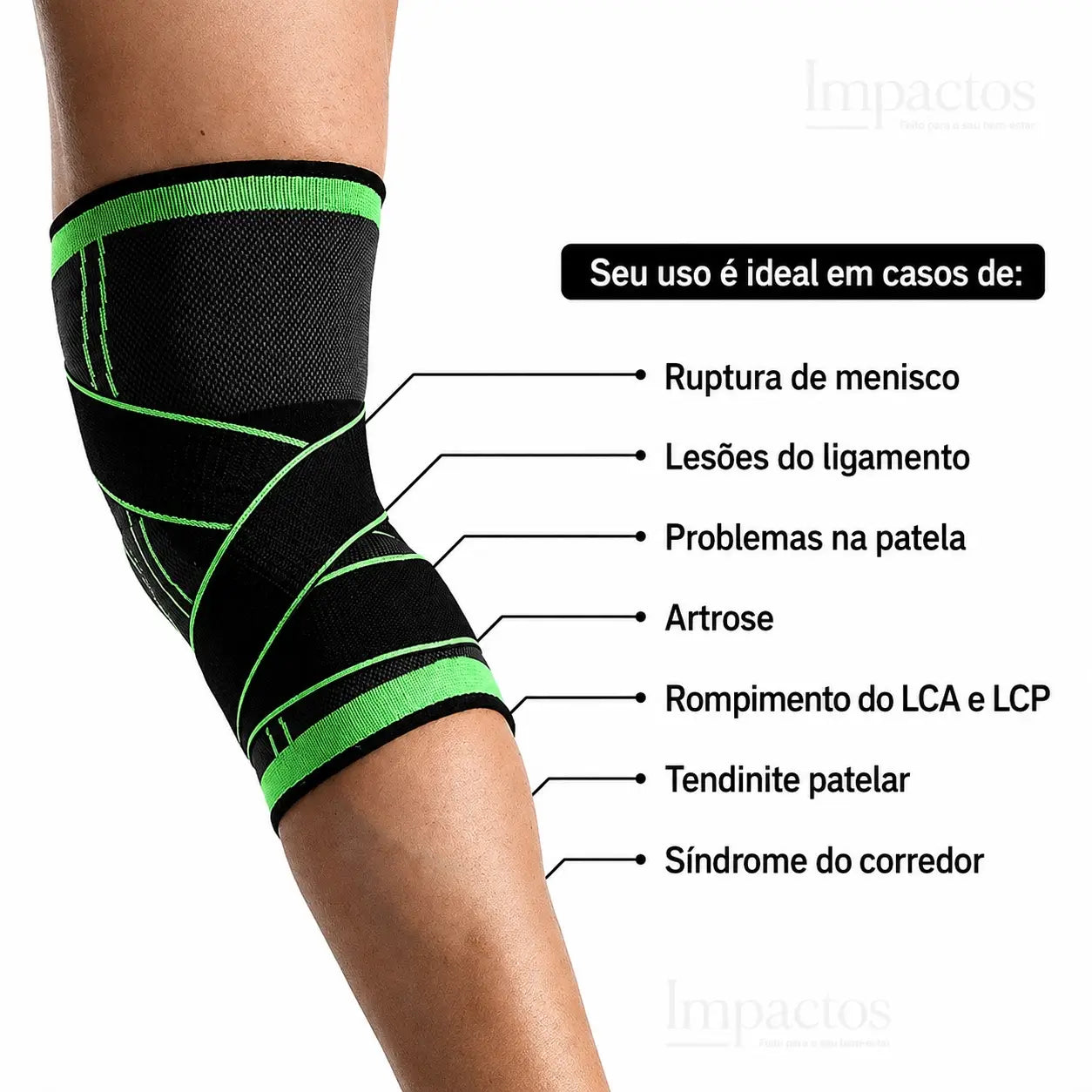 Joelheira Ortopédica de Compressão 