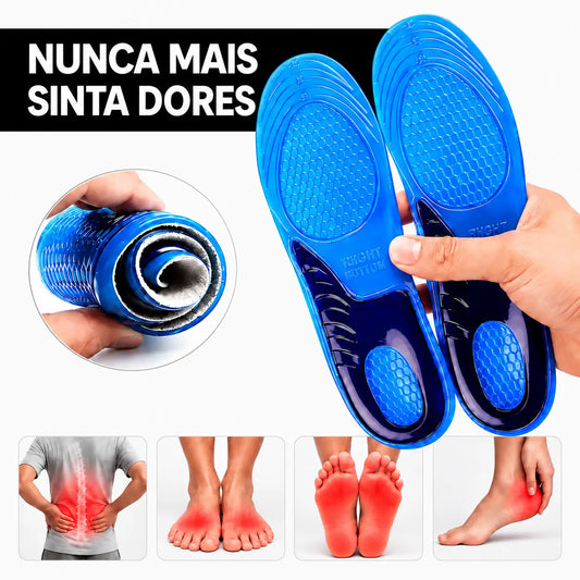 Palmilha Ortopédica UltraStep™ Gel Premium