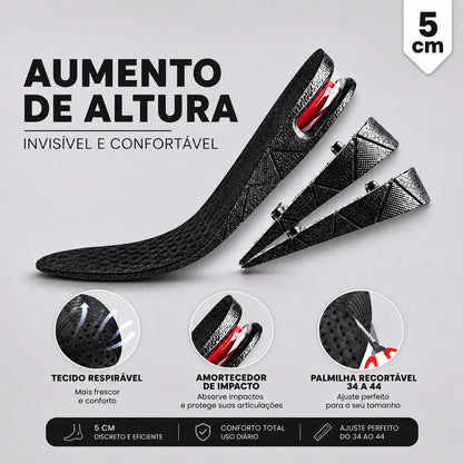 Palmilha para aumento de altura
