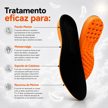 Palmilha Ortopédica facite plantar