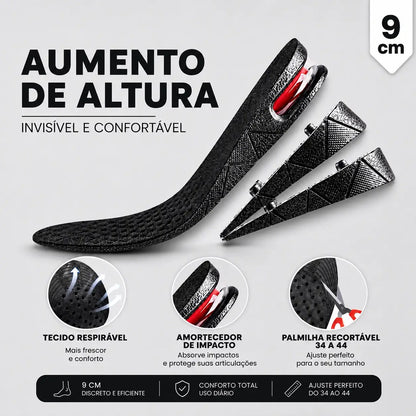 Palmilha para aumento de altura