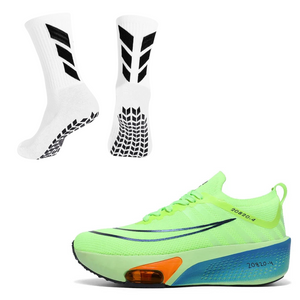 Kit Premium 2.0 - Tênis de Corrida SpeedRun + Meia ProGrip Antideslizante de Brinde