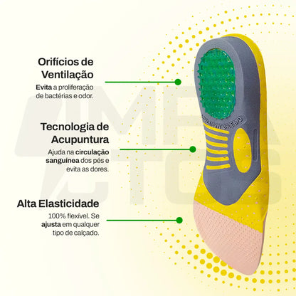 Palmilha para corrida