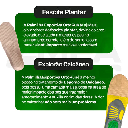 Palmilha para corrida