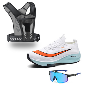 Kit Exclusivo - Tênis Stride Plus + Colete Ultraleve + Óculos Esportivo UV de Brinde