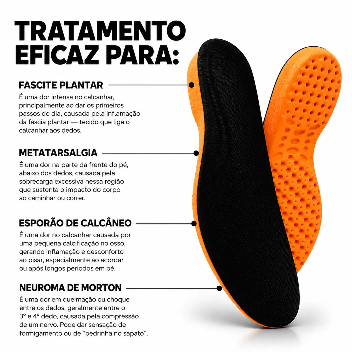 Palmilha Ortopédica Gel Puu™
