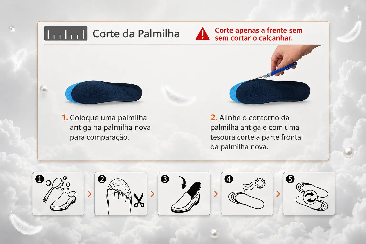 Palmilha Esportiva OrtoSpeed Ortopédica